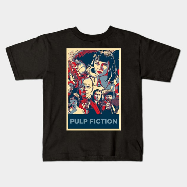 Pulp Fiction Kids T-Shirt by TEEVEETEES